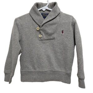 K5072 Boys Toddler Polo Ralph Lauren Blue Tag Pullover Sweatshirt Sz.3T